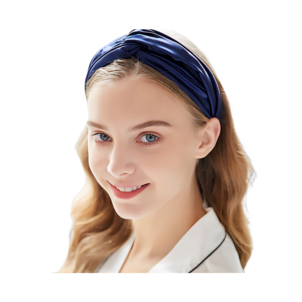 Headbands satin headband turban silky do chailíní cúlpháirtí wrap gruaige mná