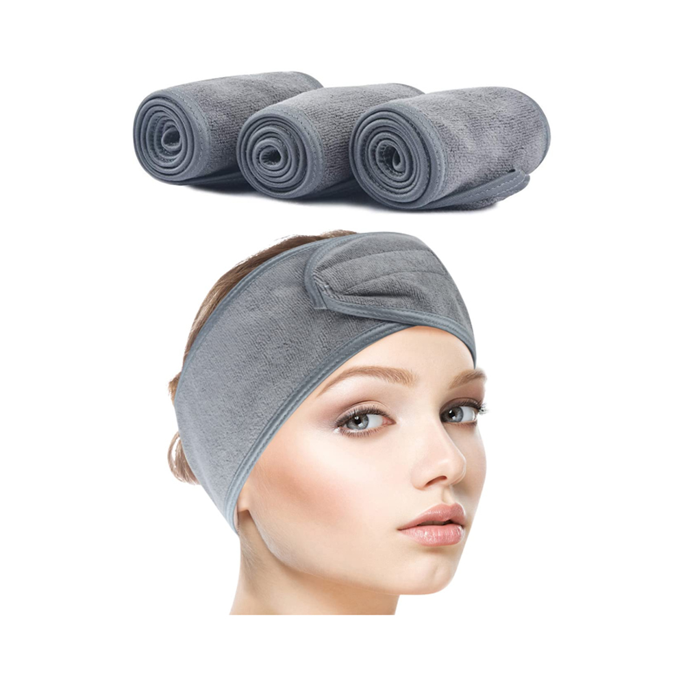 Sweat Spa headband aghaidhe ceann wrap tuáille gruaige wrap headband makeup in-nite neamh-duillín stráice do nigh aghaidh